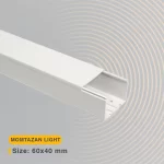 داکت برق PVC سایز 60 در 40