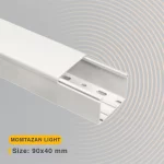 داکت برق PVC سایز 90 در 40